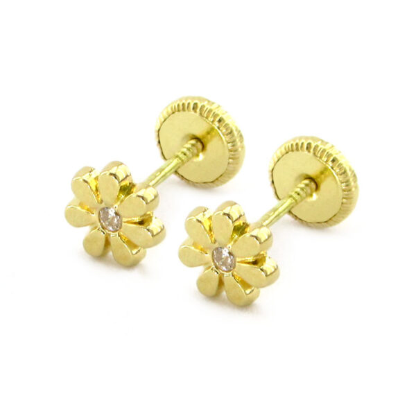 aretes de oro 18k para bebés